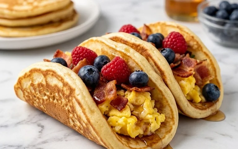 Pancake Tacos Deliciously Fun Breakfast Treat