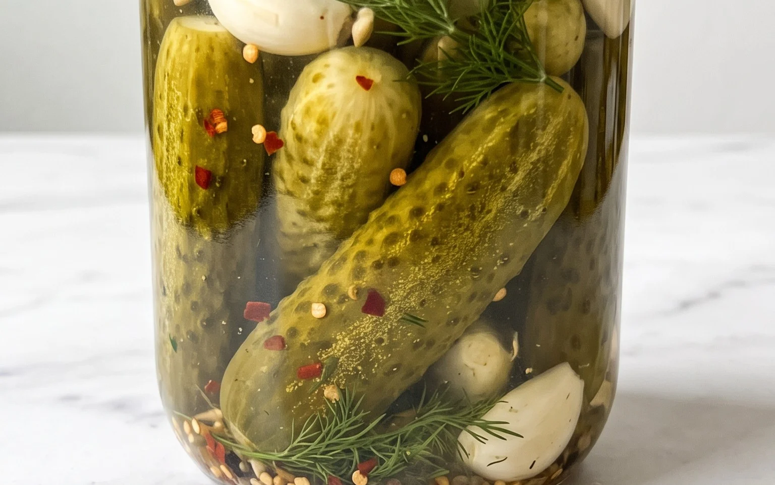 Easy Ranch Refrigerator Pickles-Tangy & Zesty