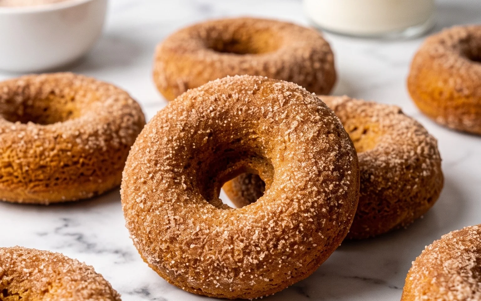 Easy Pumpkin Cinnamon Sugar Donuts – Fall Flavor
