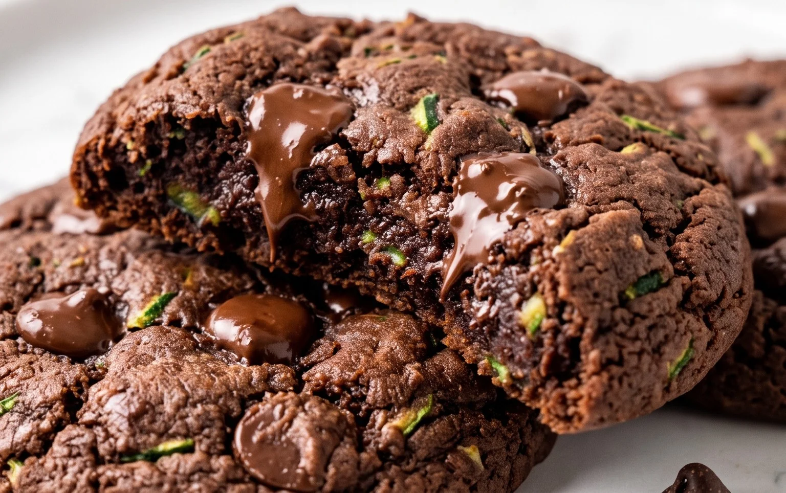 Triple Chocolate Zucchini Cookies