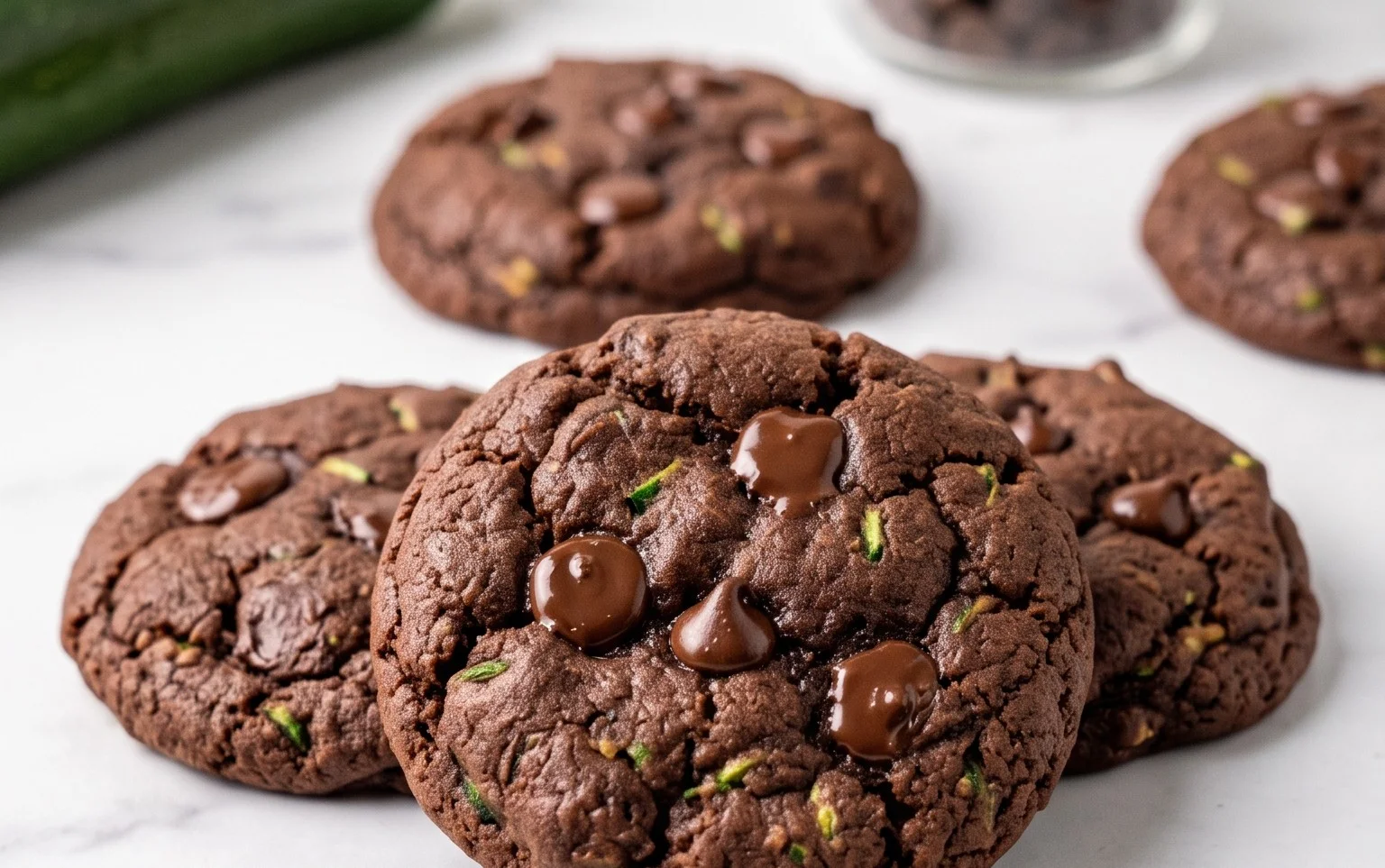 Triple Chocolate Zucchini Cookies-Hidden Veggie Treat