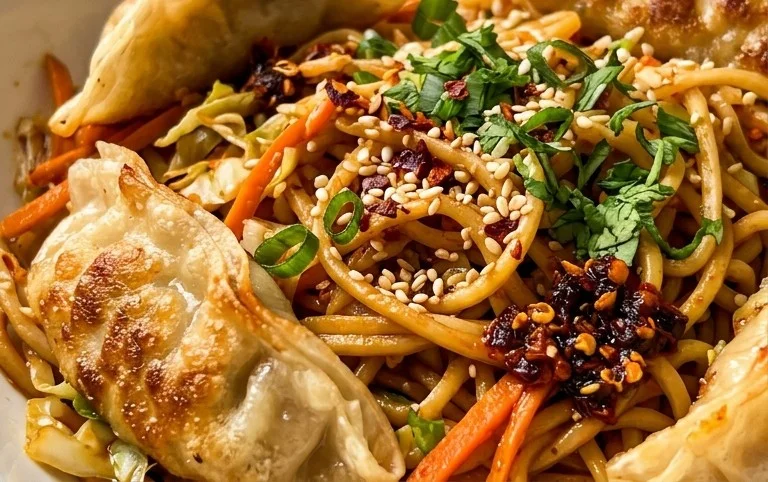 Potsticker Noodle Bowl