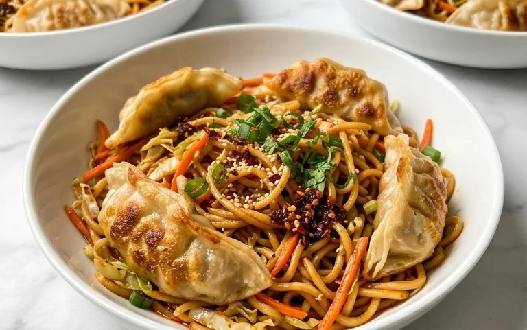 Quick Potsticker Noodle Bowl – Flavor Explosion