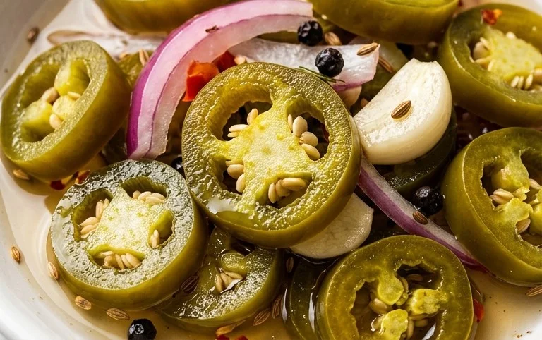 Homemade Pickled Jalapeños