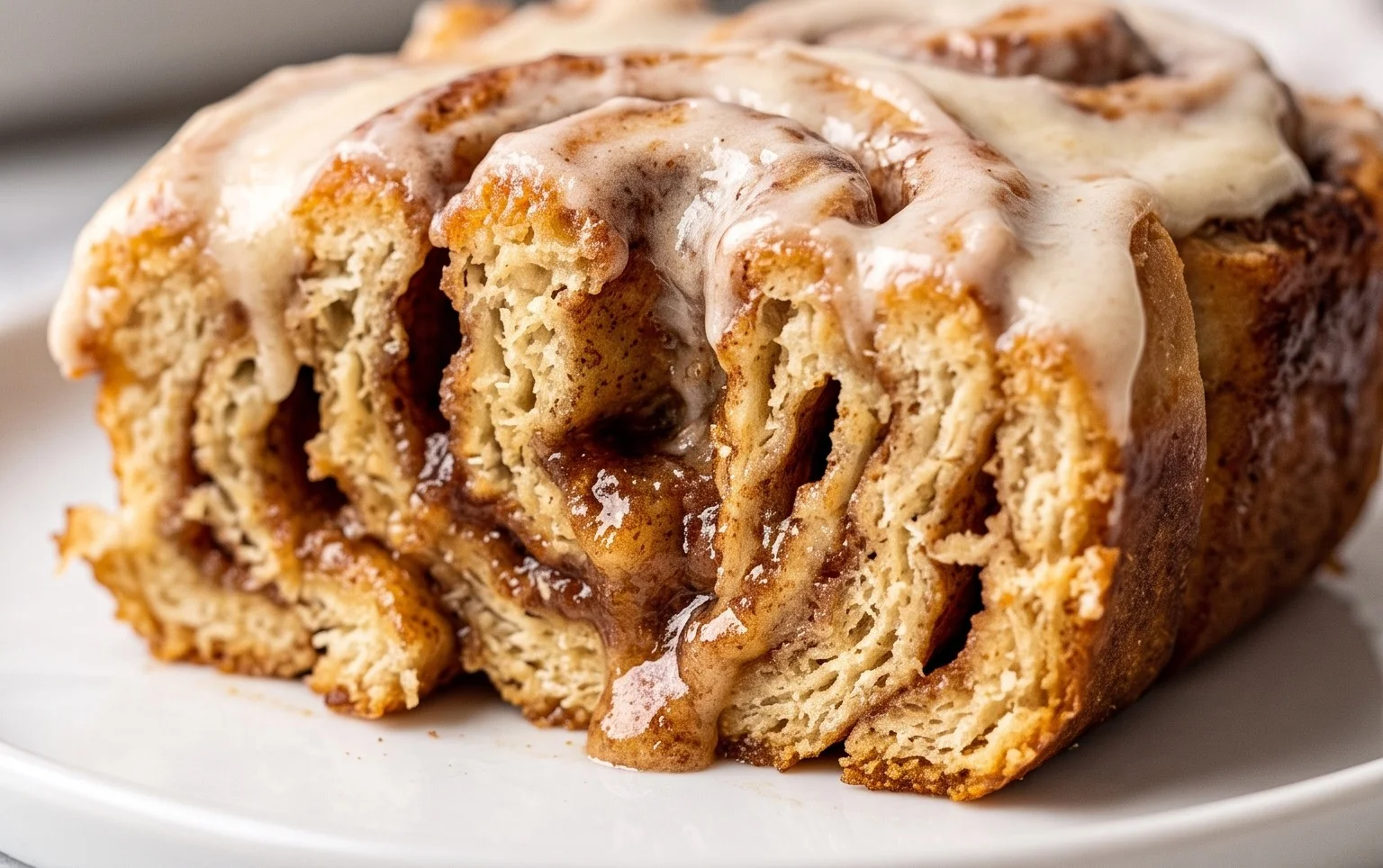 Easy Cinnamon Roll Casserole (7 ingredients!)